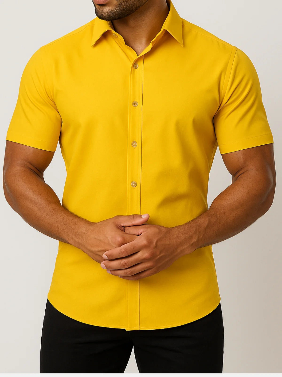 Camisa Elástica Sin Planchado