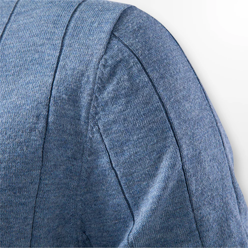 Luca | Camiseta de lujo con cuello acanalado