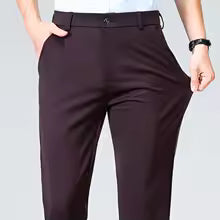 Pantalones elásticos de corte ajustado