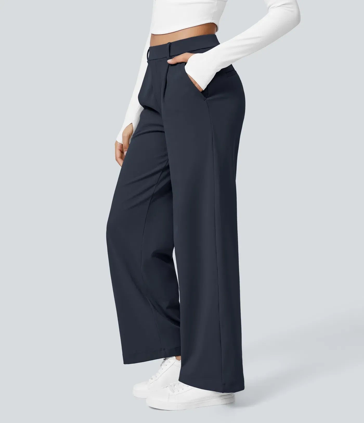 Pantalón Palazzo Urbano de Corte Fluido