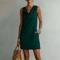 Vestido Drapeado Sien