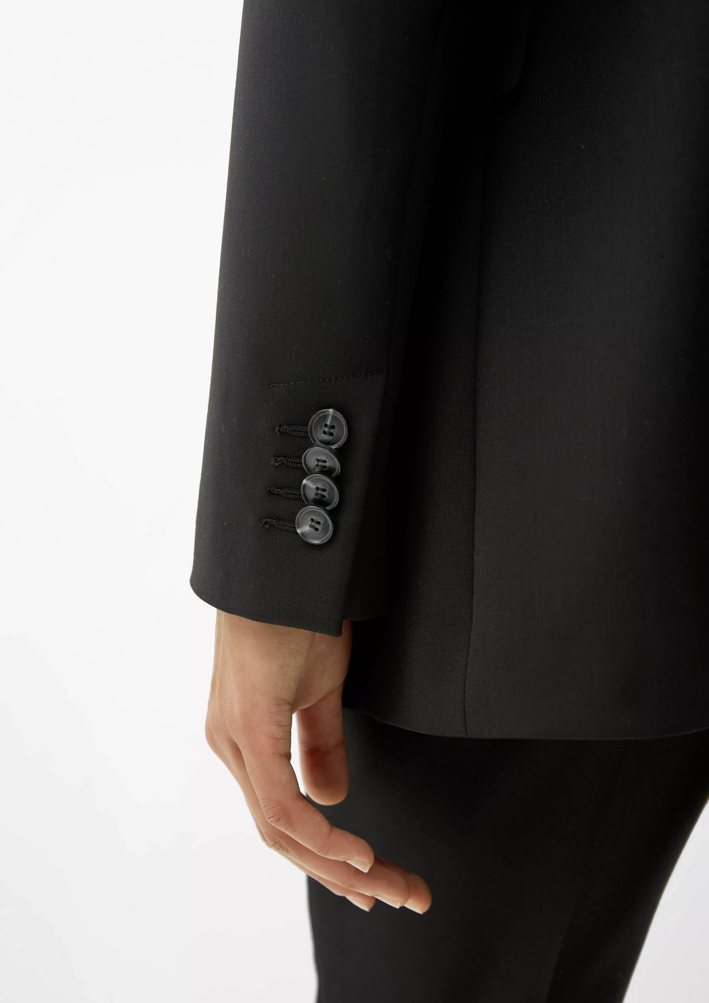 Blazer largo de mezcla