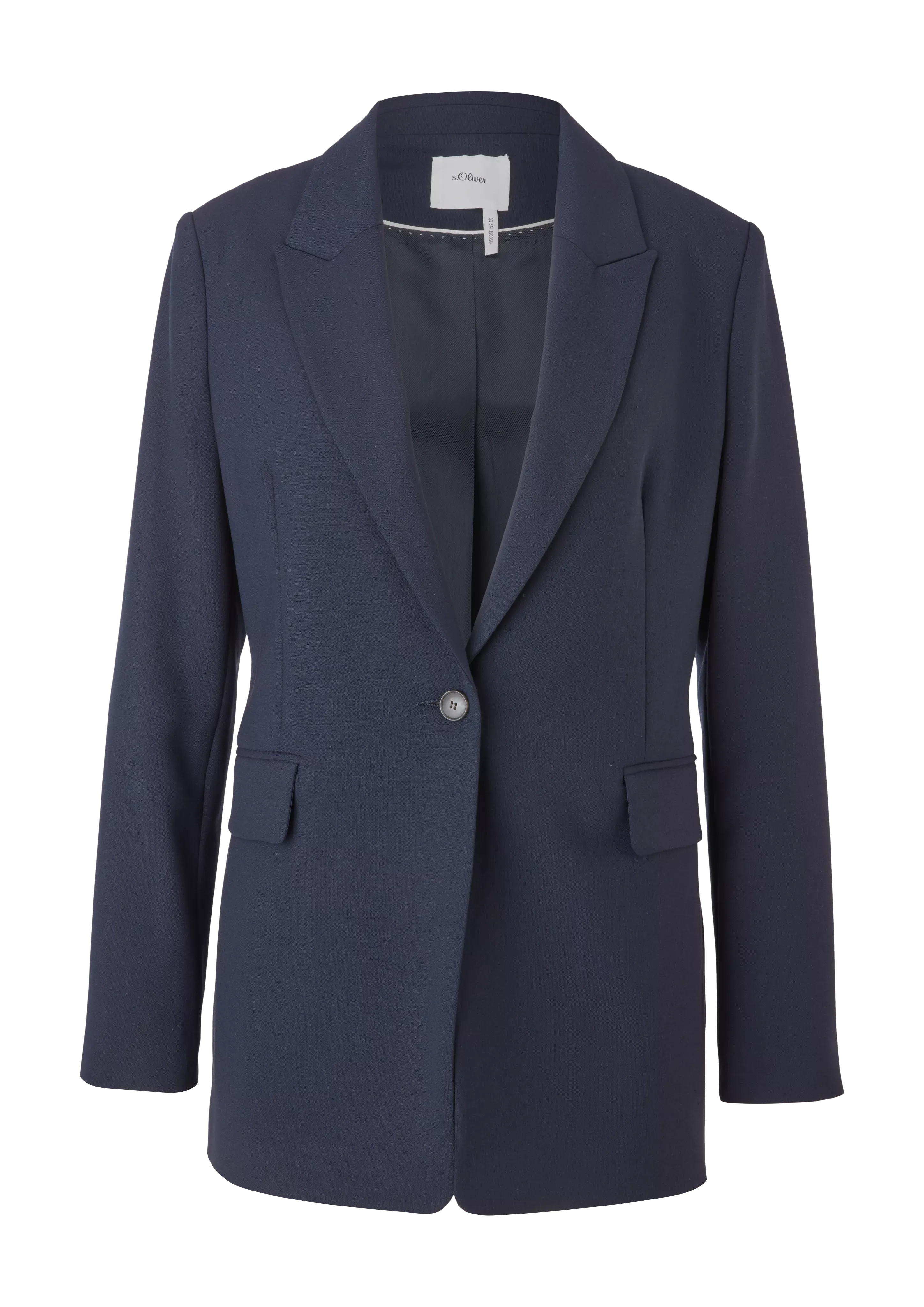 Blazer largo de mezcla