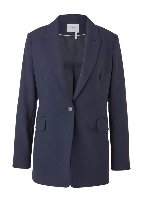 Blazer largo de mezcla