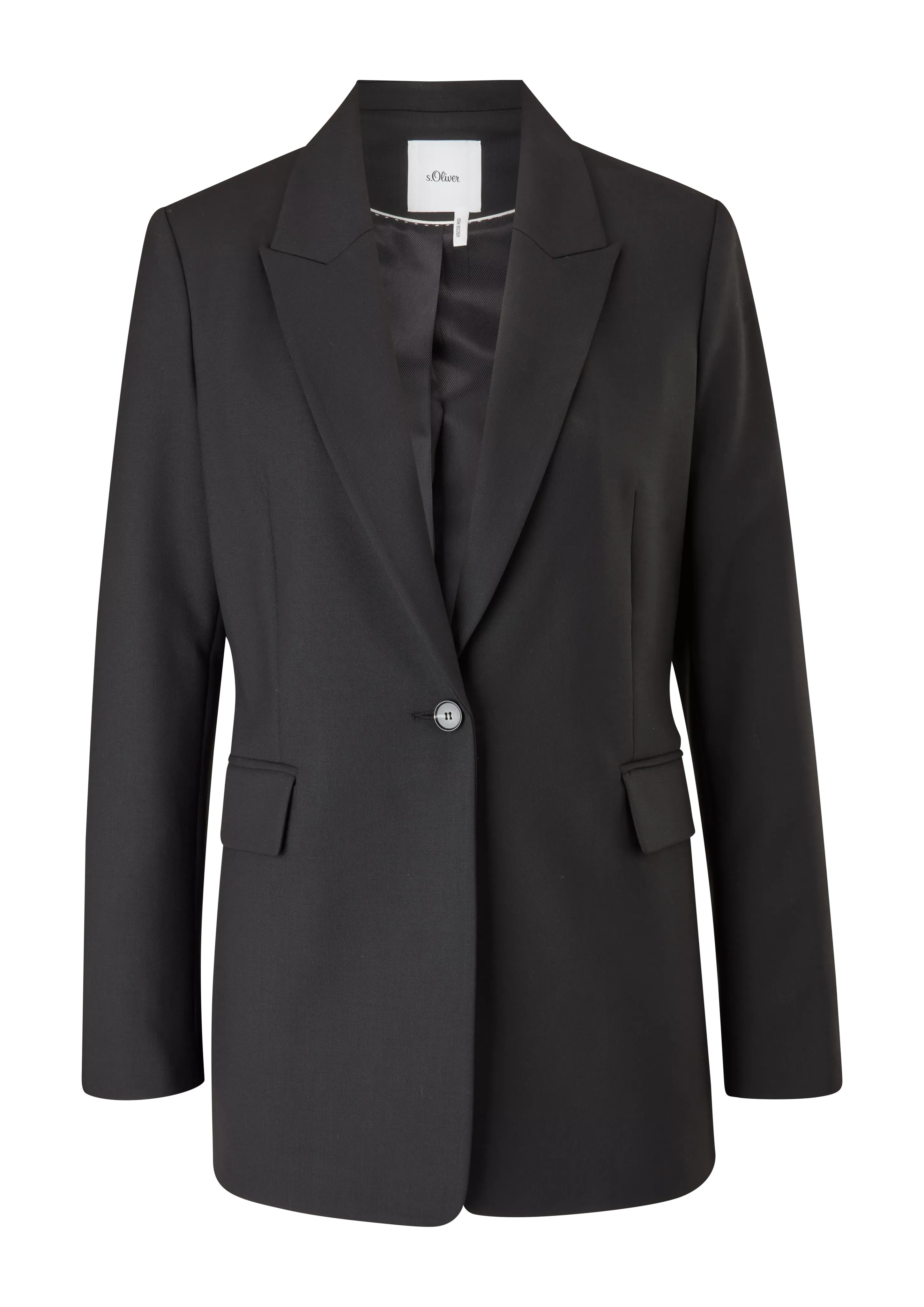 Blazer largo de mezcla